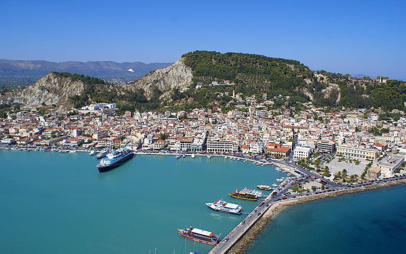 Alba Hotel Città di Zante Esterno foto